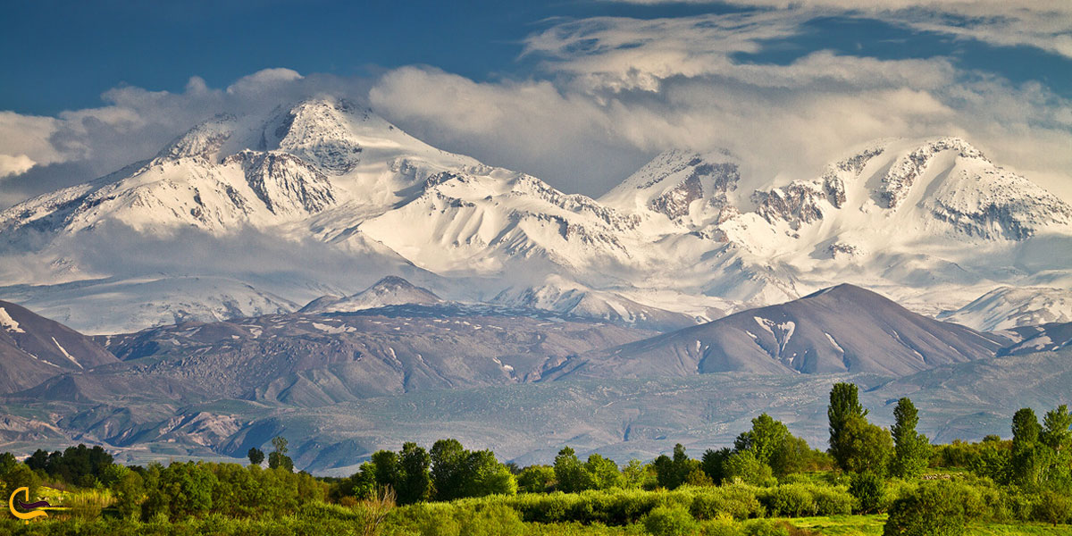 تصویری از طبیعت کوه سبلان