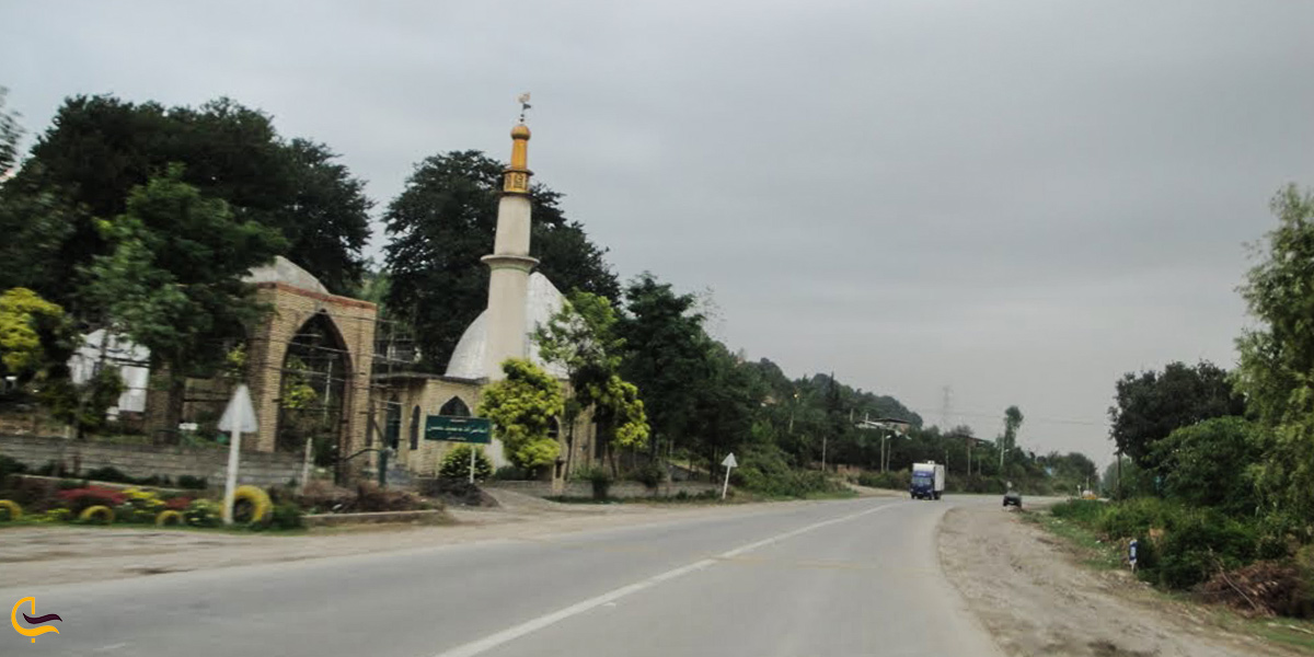 تصویری جاده روستای سنگ بن ساری