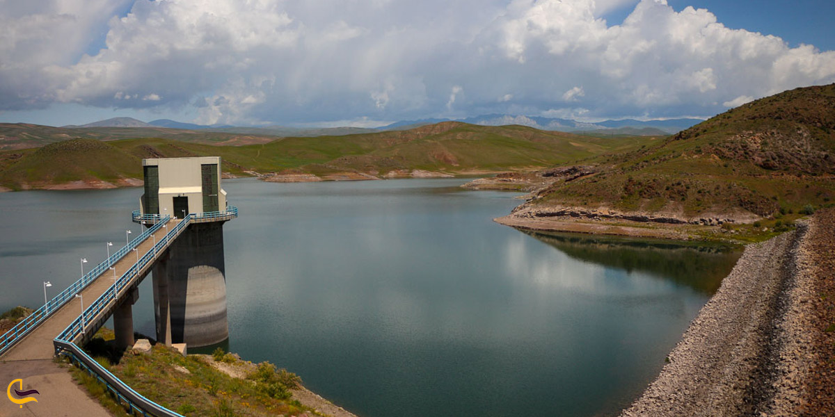 تصویری از سد ستار خان اهر