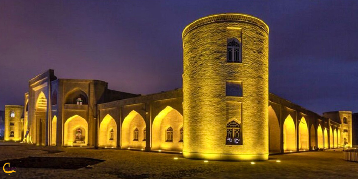 نماییاز کاروانسرای شاه عباسی در مرند