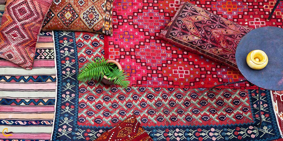 تصویری از گلیم سوغات ساوه