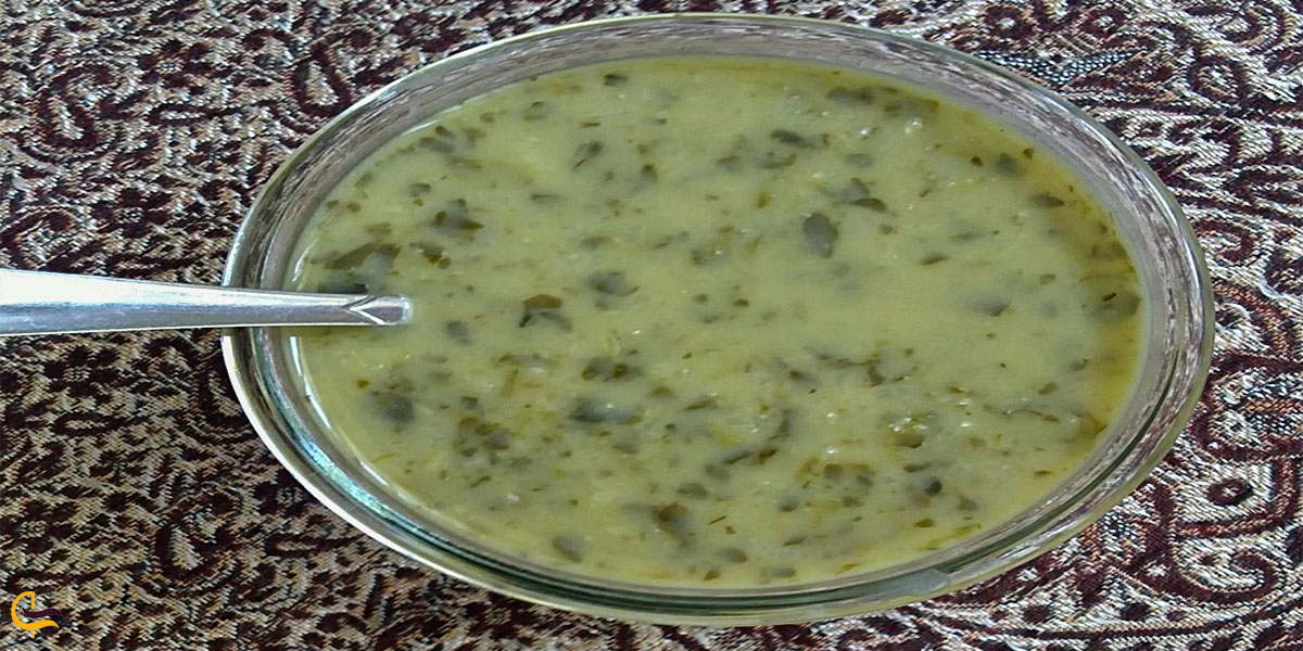 نمایی از آش مخصوص کوهی؛