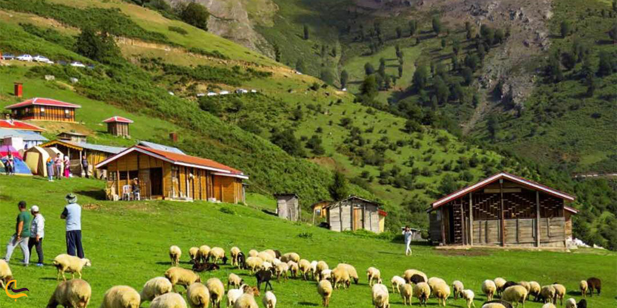 نمایی از ییلاق سوئهچاله در گیلان