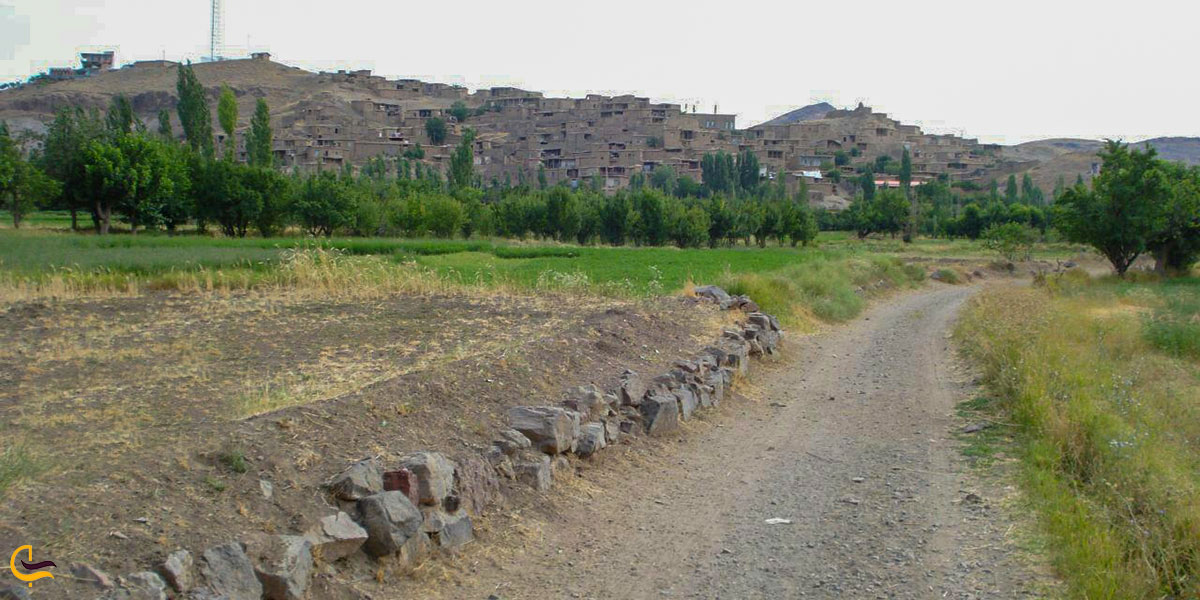 نمایی ازدشت‌های سرسبز روستای نامق