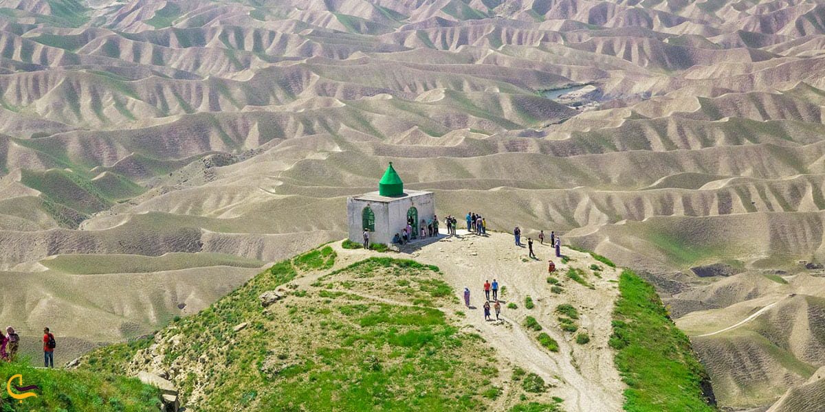 نمایی از مقبره خالد نبی
