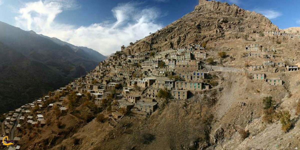تصویری از طبیعت سرسبز روستای اورامان