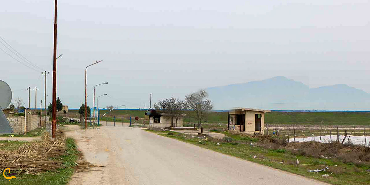 نمایی ازروستاهای منطقه ترکمن صحرا