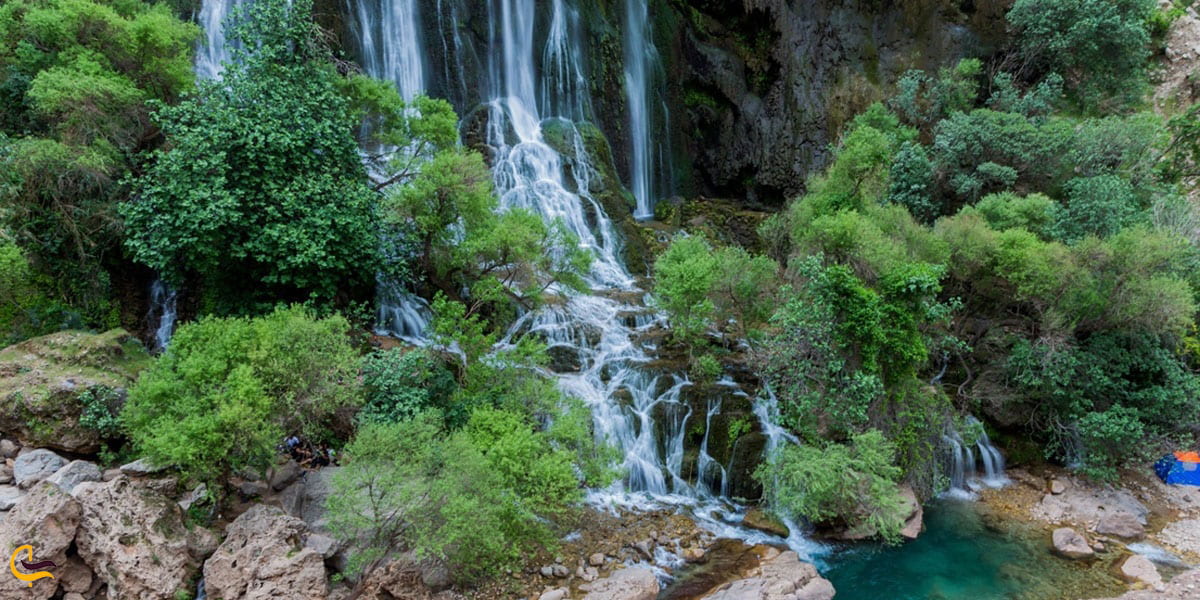 نمایی از آبشار شِوی