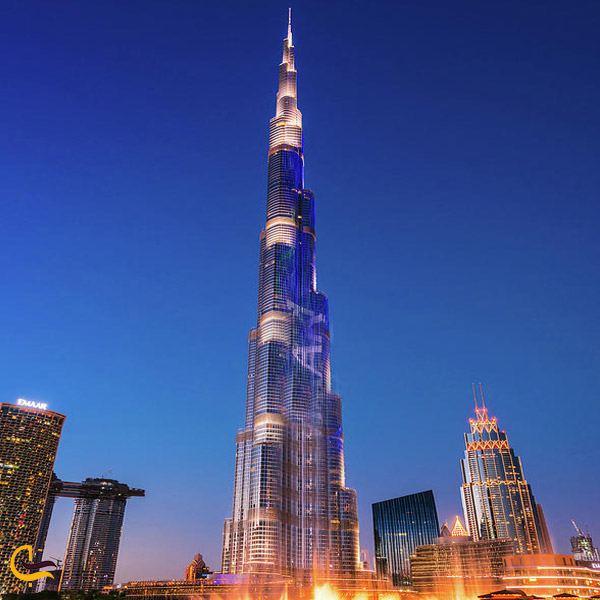 تصویری از برج خلیفه دبی