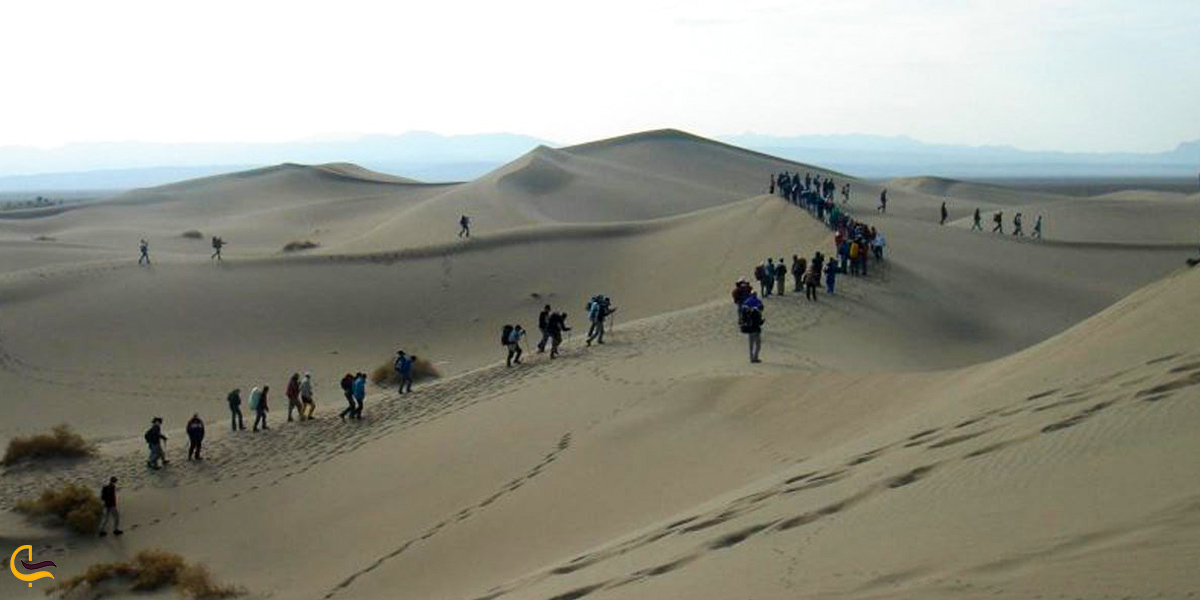 تصویری از طبیعت کویر بافق