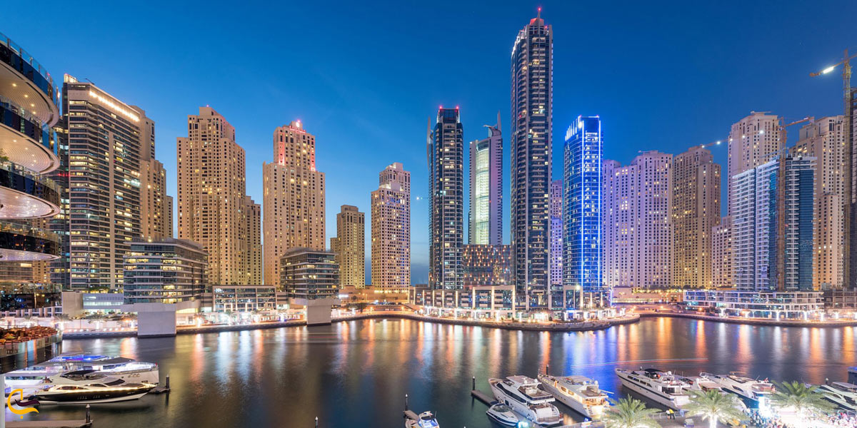 تصویری از برج های دبی