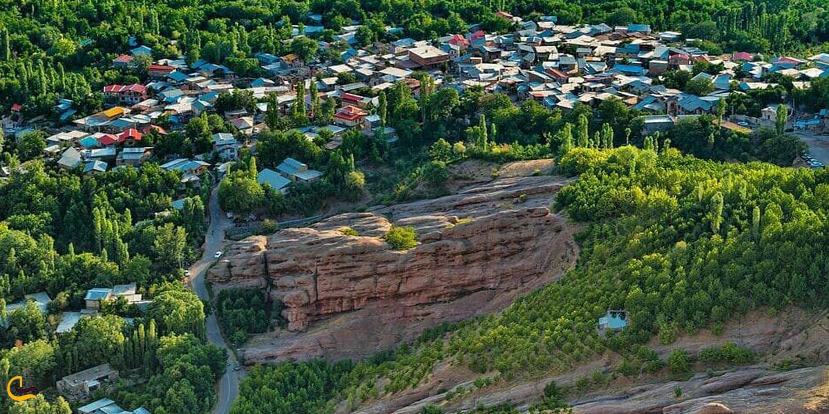 تصویری از طبیعت سرسبز روستای گازرخان