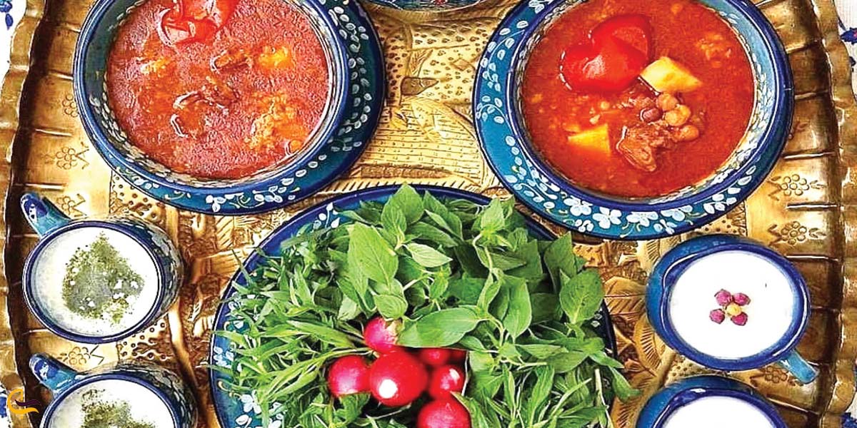 تصویری از غذای محلی ماهان