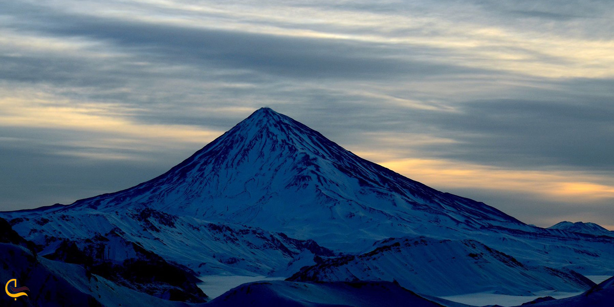 تصویری از ارتفاعات کوه دماوند