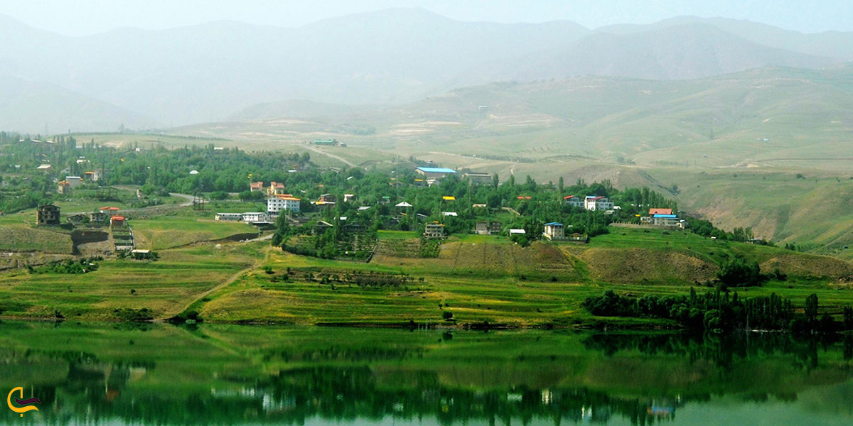 تصویری از طبیعت سرسبز طالقان