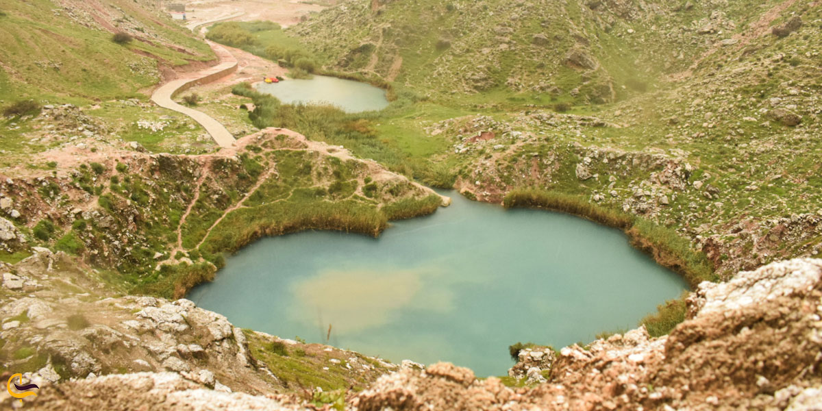 تصویری از طبیعت دریاچه دوقلو سیاه گاو
