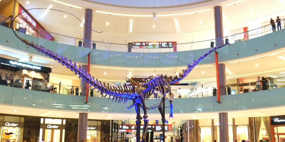 تصویری از المان در مرکز خرید دبی