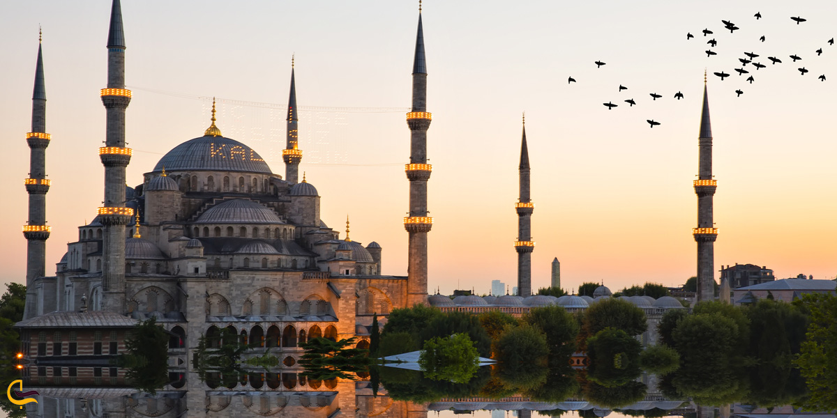 تصویری از مسجد سلطان احمد