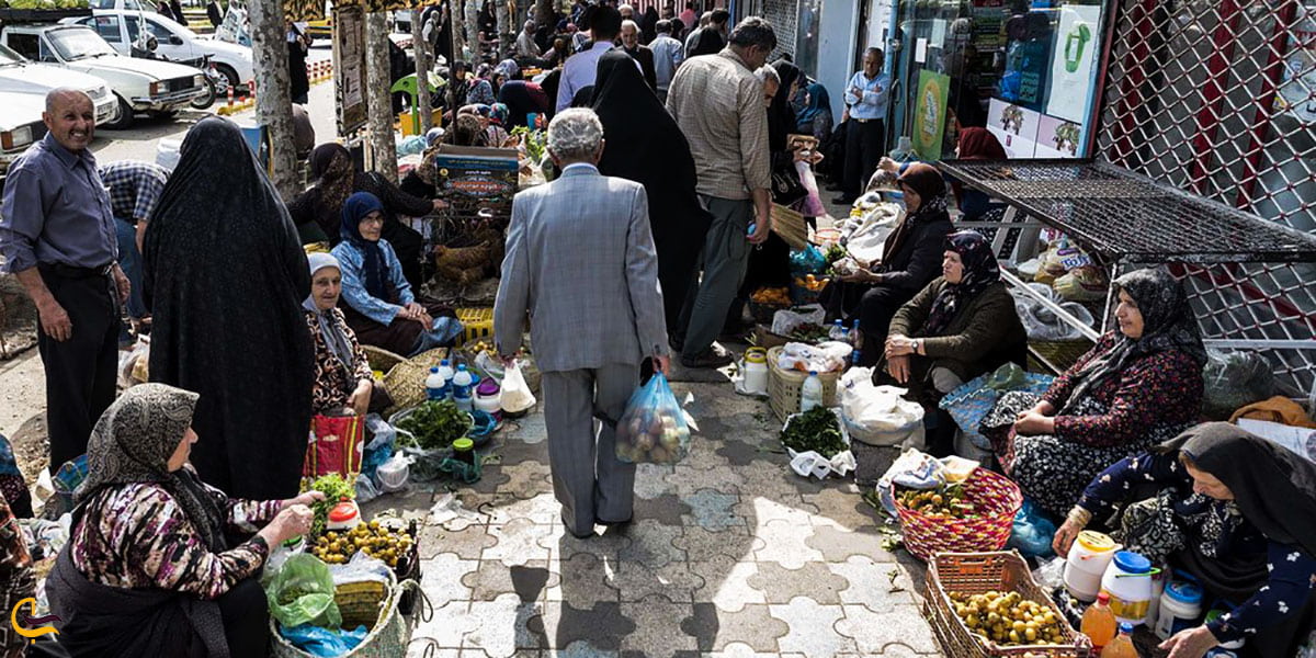 نمایی ازبازار املش