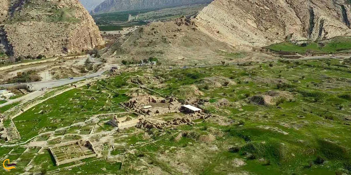 تصویری از شهر تاریخی بیشاپور