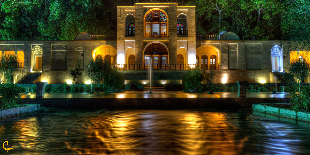 تصویری از معماری باغ شاهزاده ماهان
