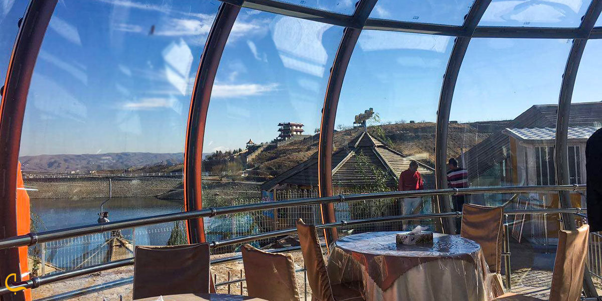 نمایی ازبرج گردان چالیدره طرقبه مشهد