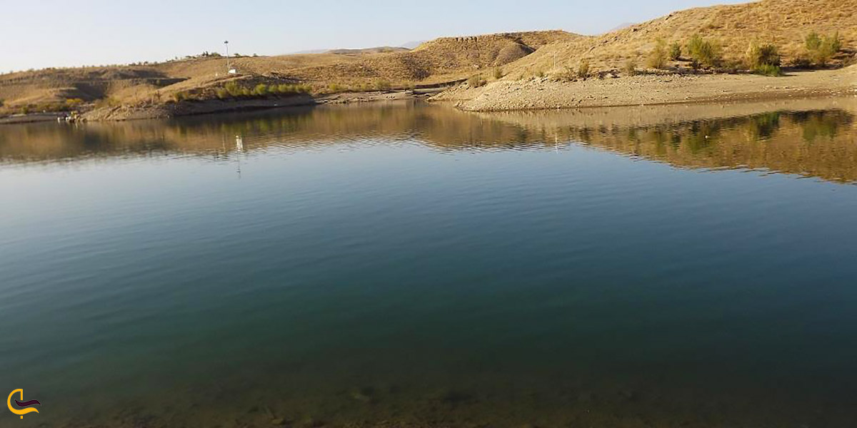 نمایی ازسد چالیدره طرقبه