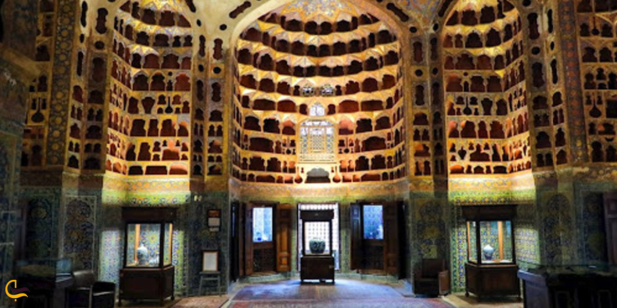 تصویری از عمارت چینی در بقعه شیخ صفی الدین اردبیلی