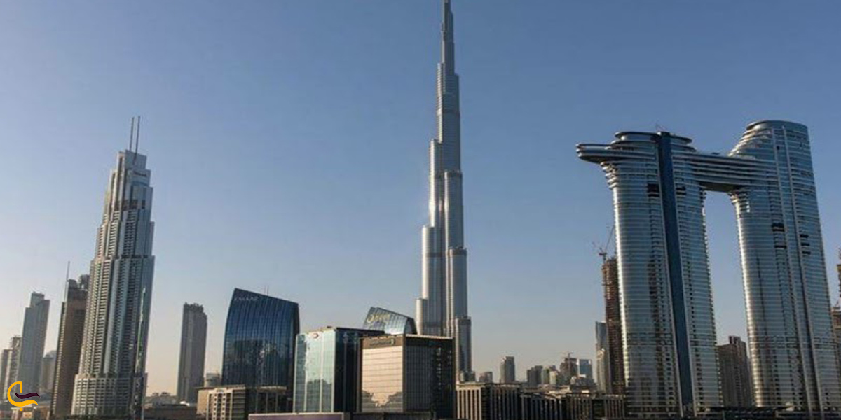 تصویری از برج خلیفه در دبی