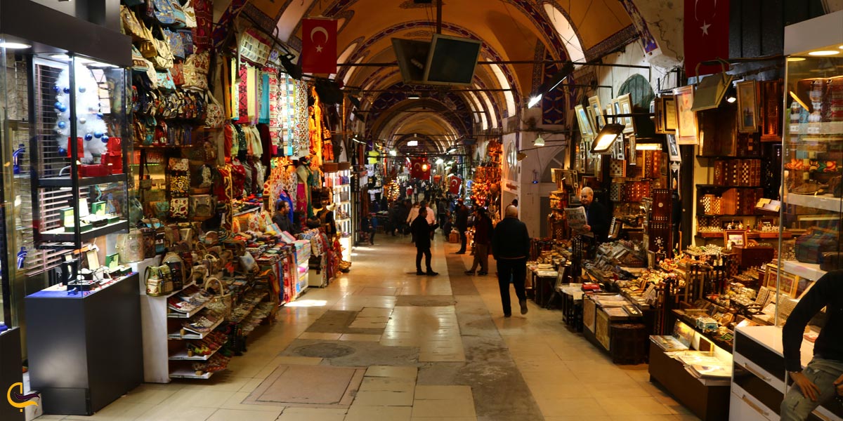 تصویری از بازار بزرگ استانبول