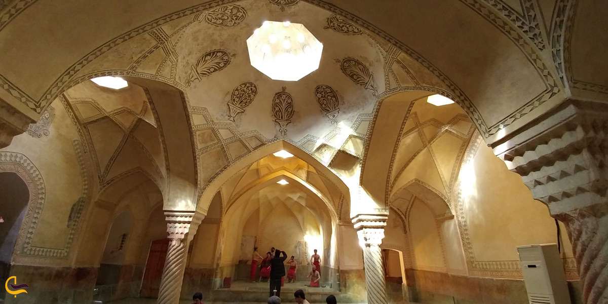 تصویری از معماری حمام وکیل شیراز