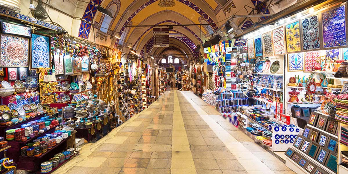 تصویری از بازار بزرگ استانبول