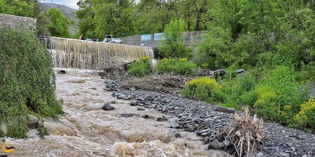 نمایی ازرودخانه جاغرق