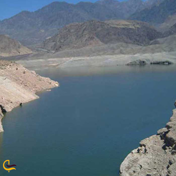 تصویری از دریاچه سد جیرفت