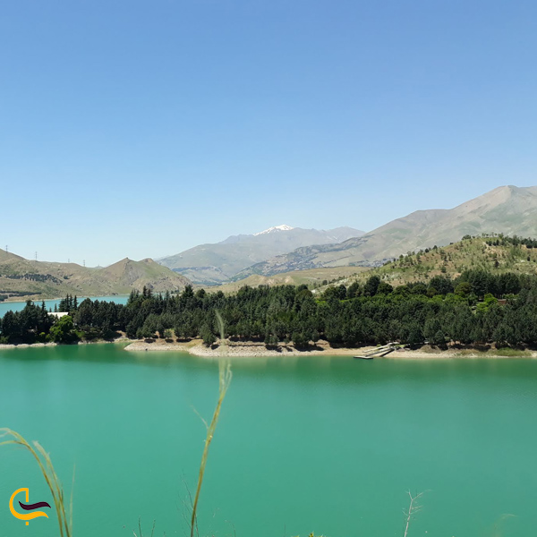 تصویری از دریاچه سد لتیان