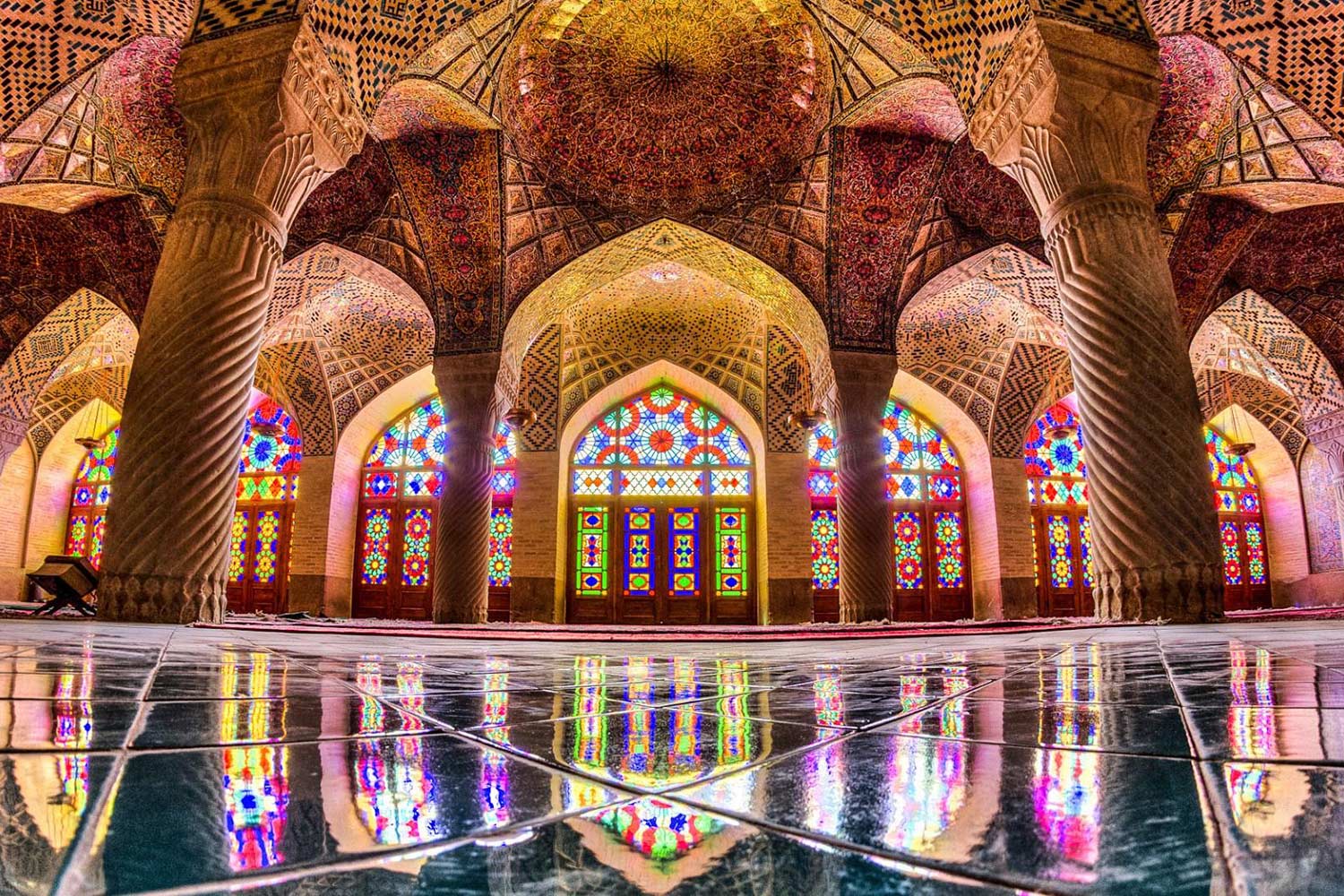 تصویری از مسجد نصیرالملک شیراز