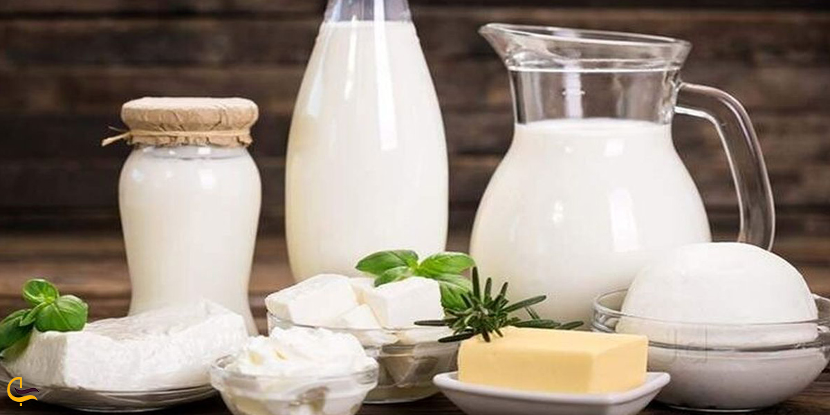 تصویری از محصولات لبنی سوغات سوادکوه