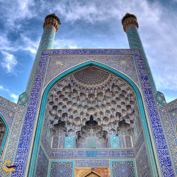 تصویر مناره های مسجد عباسی اصفهان