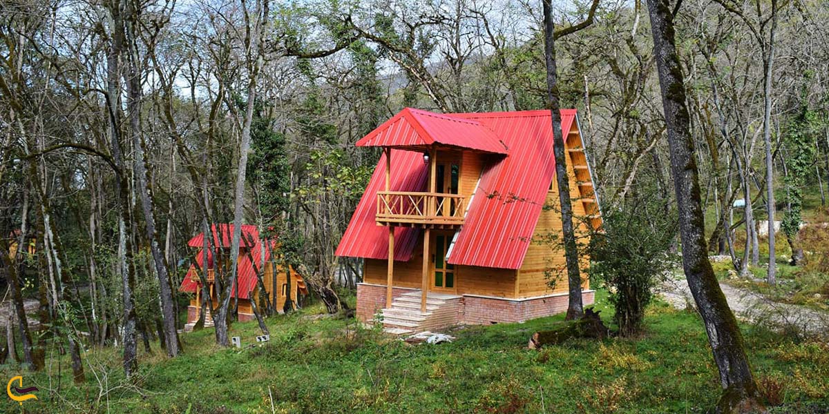 تصویری از کلبه جنگلی سوادکوه