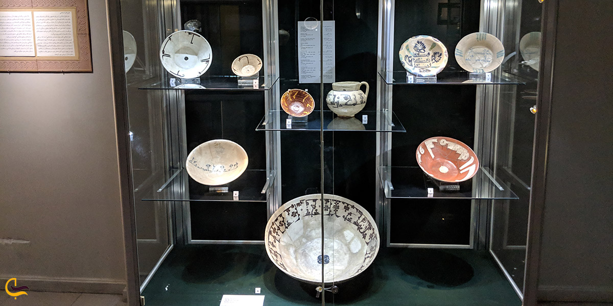 نمایی ازآثار طبقه دوم موزه رضا عباسی