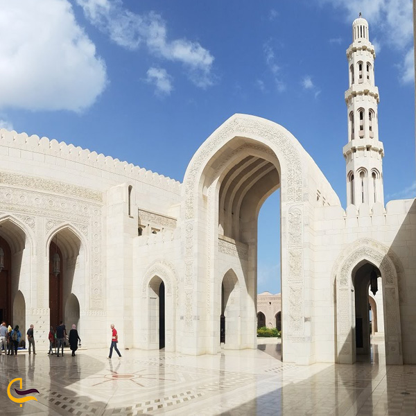 تصویری از ابعاد و بزرگی مسجد جامع سلطان قابوس