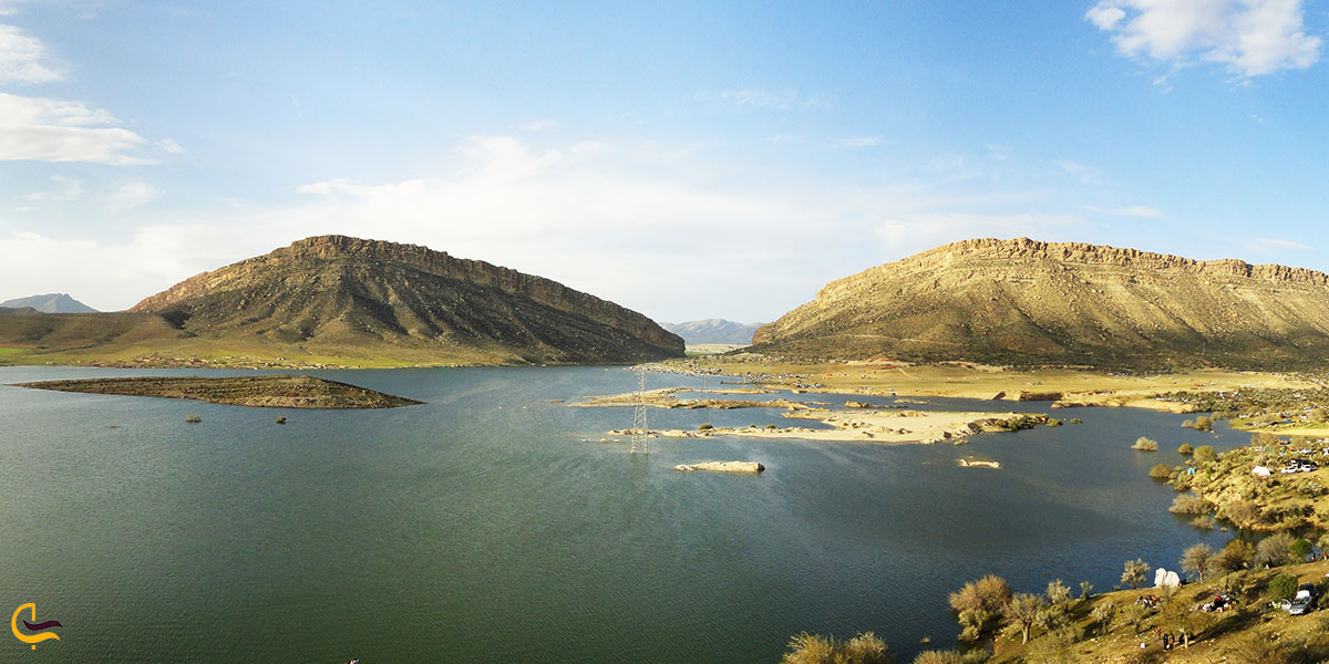 نمایی ازسد تنگاب