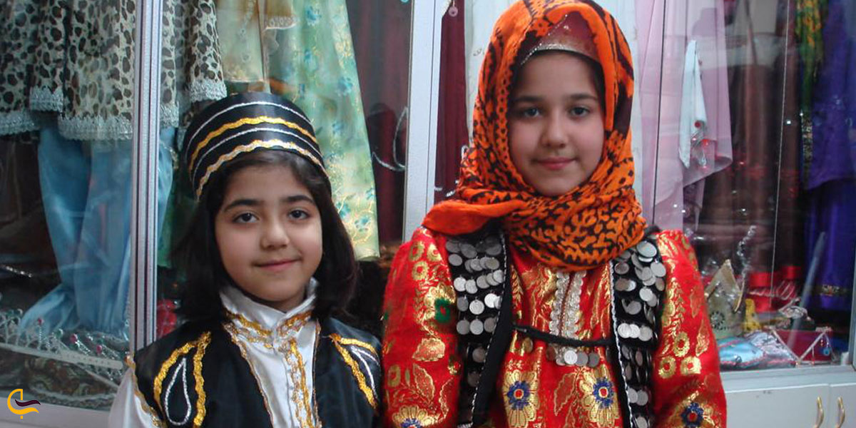 تصویری از پوشش سنتی مردمان بناب