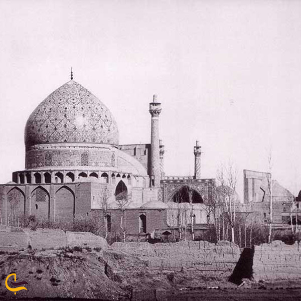 تصویر بسیار قدیمی از مسجد شاه اصفهان