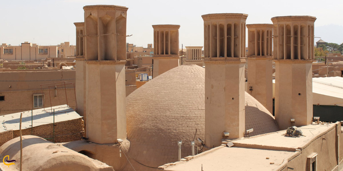 تصویری از بادگیر های ندوشن