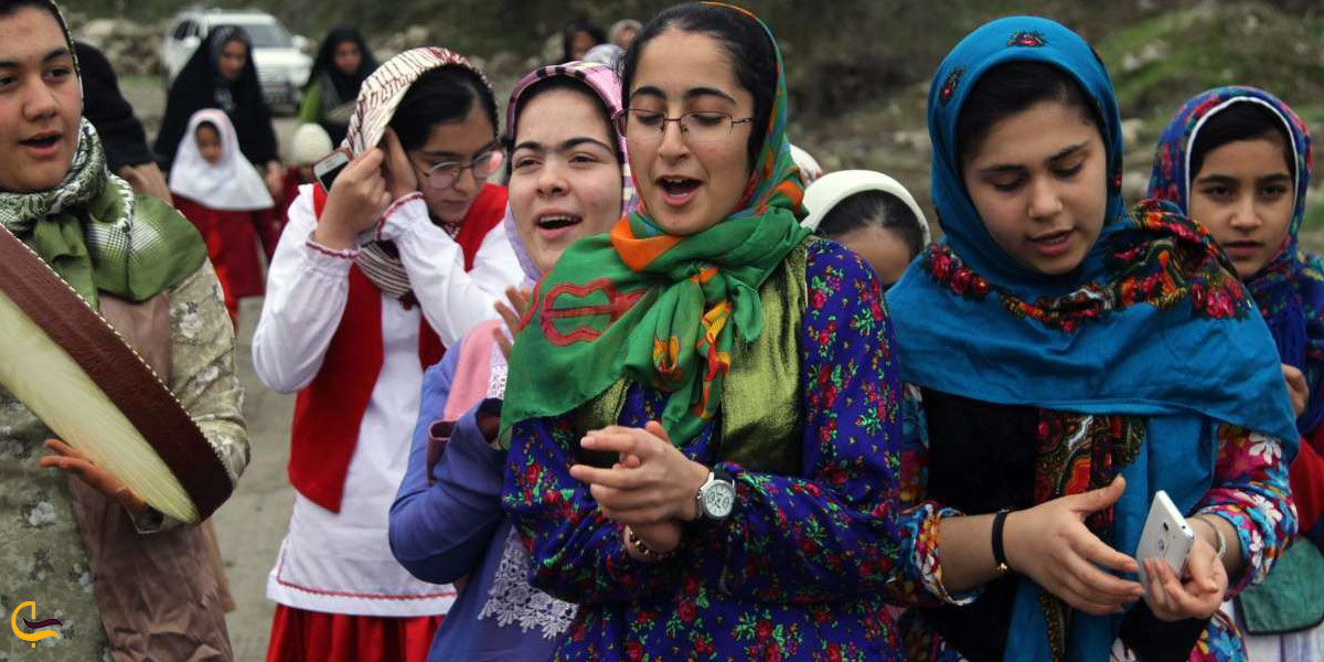 تصویری از مراسم نوروز خوانی