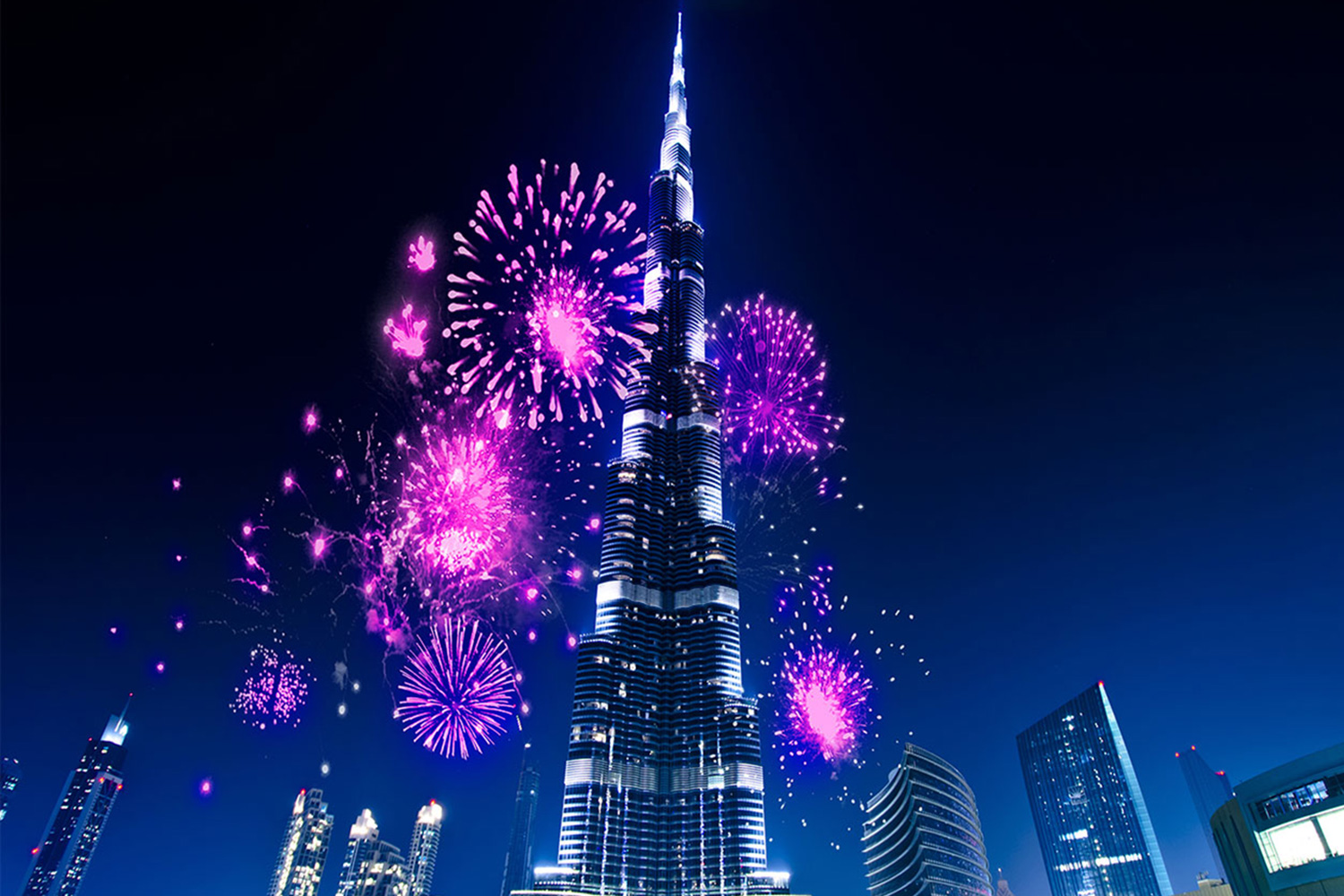 تصویری از برج خلیفه دبی