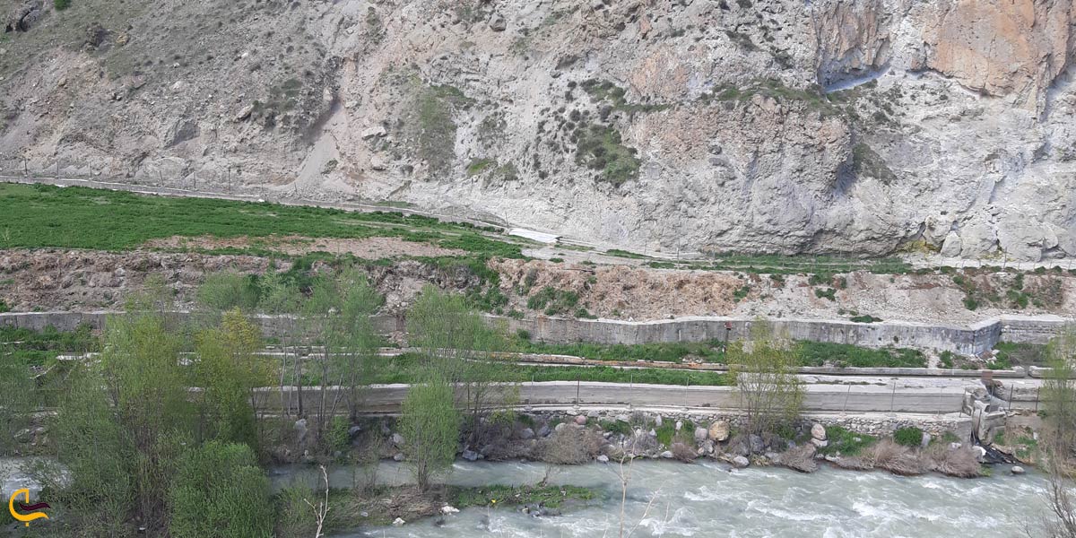 تصویری از طبیعت سرسبز روستای آبسک