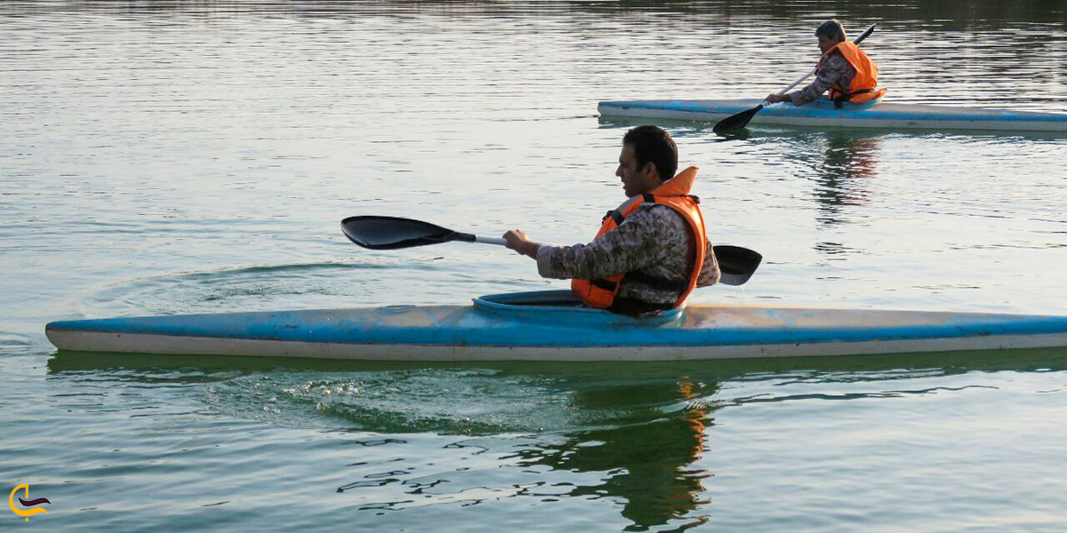 نمایی ازقایق پارویی
