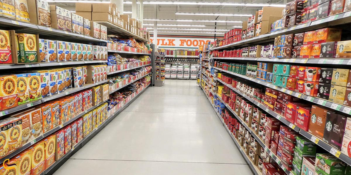 تصویری از سوپر مارکت مرکز خرید میگروس